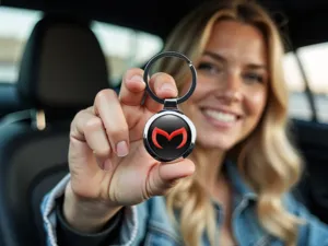 Mazda Llaveros Fob Bonitos Aleación Minimal